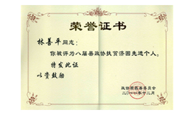 盡心盡力謀發(fā)展 盡職盡責(zé)為和諧--記縣政協(xié)常委、虹潤公司董事長林善平