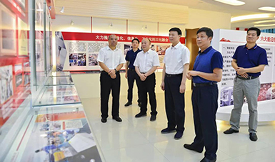 福建省人大常委會黨組書記、副主任張廣敏蒞臨虹潤公司調(diào)研指導(dǎo)